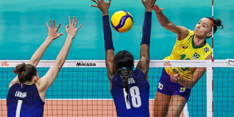 Brasil sofre segunda derrota na Liga das Nações de vôlei