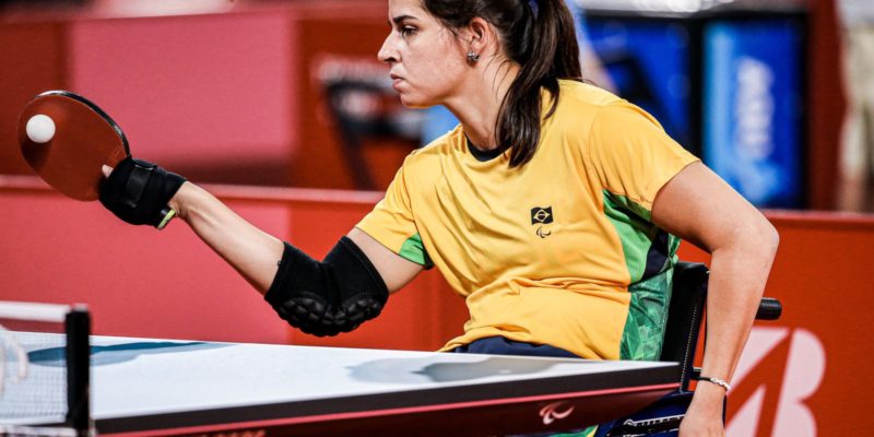 Cátia Oliveira fatura 2ª prata em Aberto Paralímpico de Tênis de Mesa