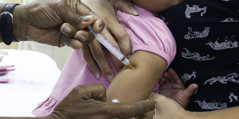 Vacina inativada da pólio faz 10 anos nos postos com baixa adesão