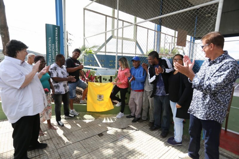 Prefeitura entrega reforma e melhorias em área de lazer no Santo Agostinho