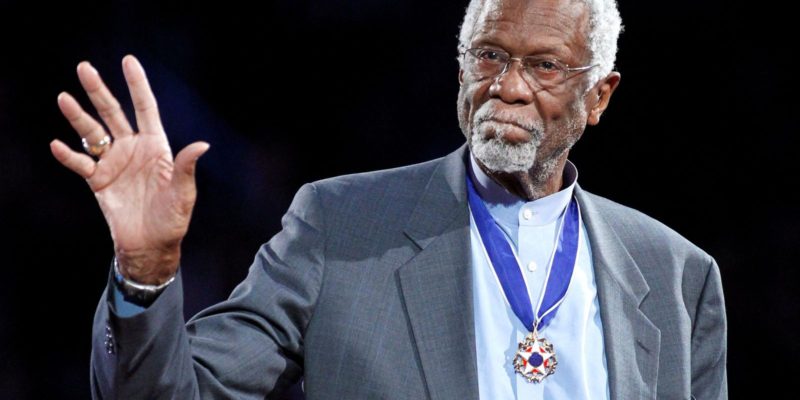NBA vai aposentar camisa nº 6 para homenagear Bill Russell
