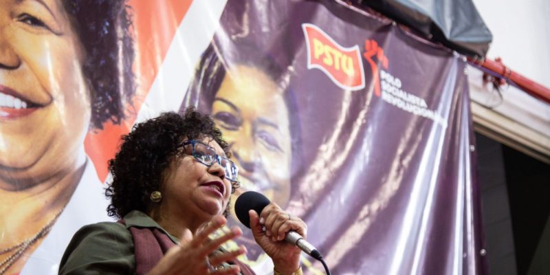 Candidata à Presidência Vera Lúcia apresenta proposta para habitação