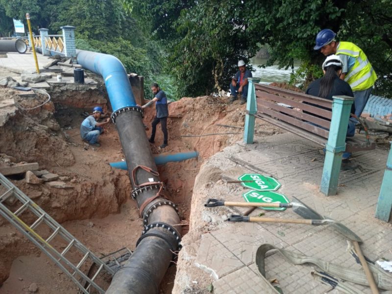 Construção de nova rede de água da Beira-Rio avança mais de 3 km em Volta Redonda
