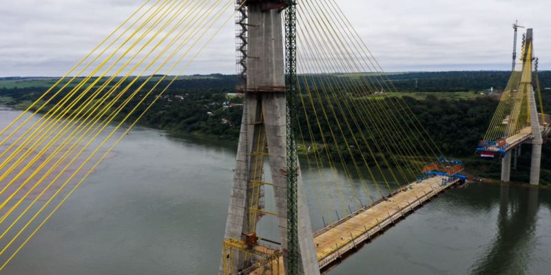 Segunda ponte entre Brasil e Paraguai deve ser concluída em novembro
