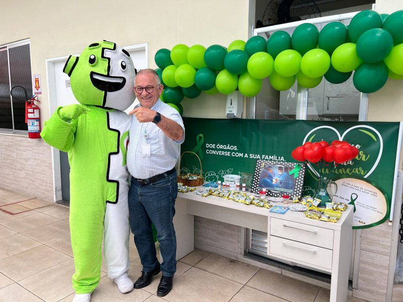 Hospital São João Batista encerra o ‘Setembro Verde’ de incentivo à doação de órgãos com homenagem aos funcionários