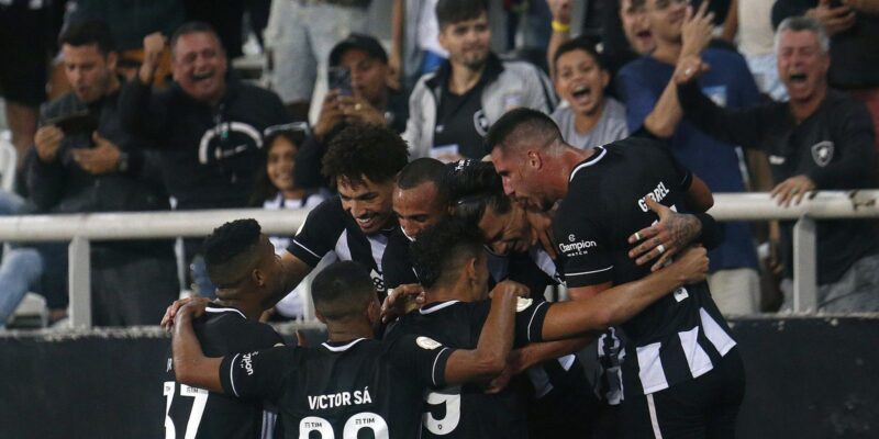 Botafogo vence Coritiba em casa e dorme em 10º lugar no Brasileirão