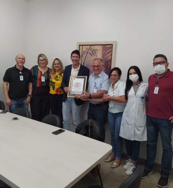 Direção do Hospital São João Batista recebe homenagem da Câmara Municipal de Volta Redonda