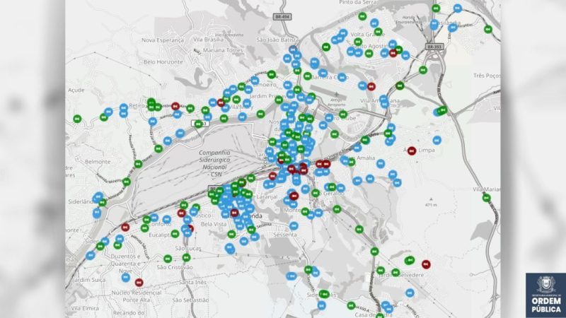 ‘Cidade Monitorada’: Volta Redonda já tem 500 câmeras em funcionamento