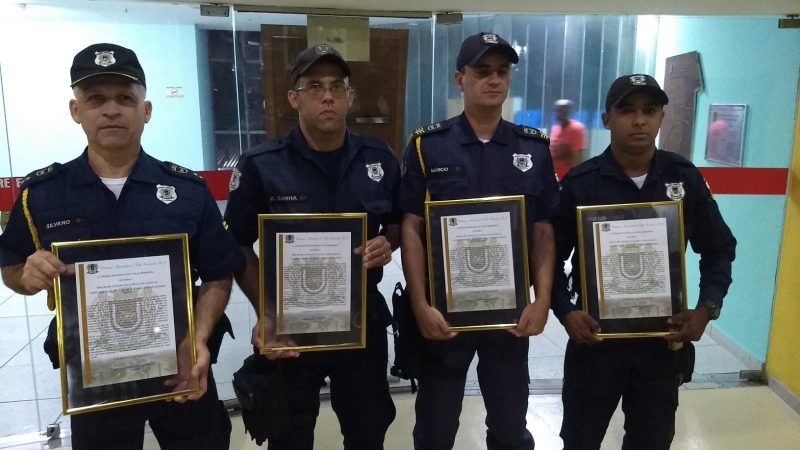 Guardas municipais de Volta Redonda são homenageados pela Câmara Municipal