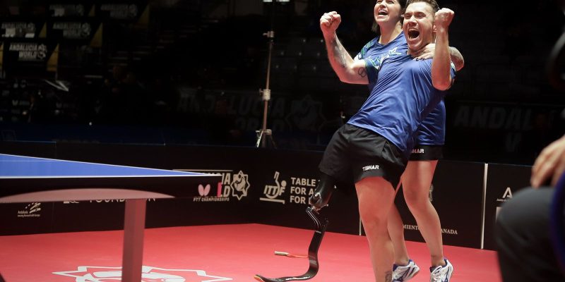 Tênis de mesa: Bruna Alexandre e Paulo Salmin são ouro em Mundial