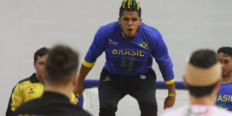 Seleção masculina mantém aproveitamento perfeito no Mundial de goalbal