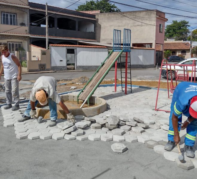 Prefeitura constrói duas praças e reforma outras três em Volta Redonda