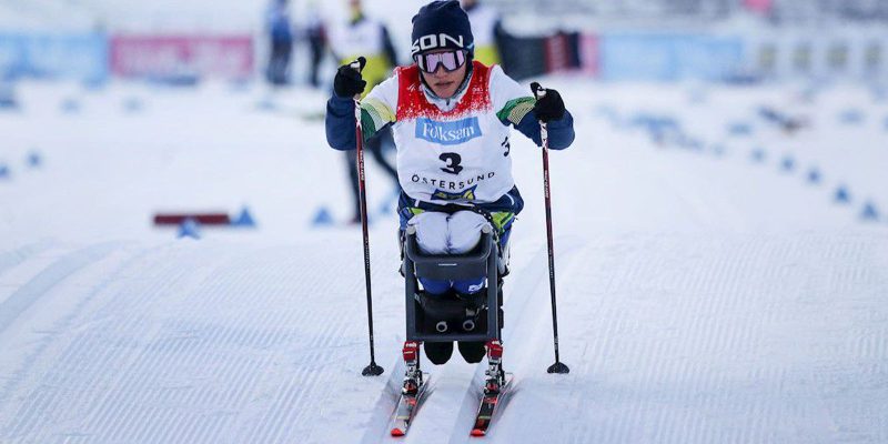 Para esqui cross-country: Aline Rocha é 1ª campeã do Brasil no Mundial