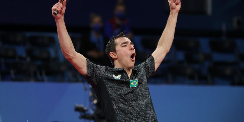 Hugo Calderano avança às quartas do WTT Contender na África do Sul