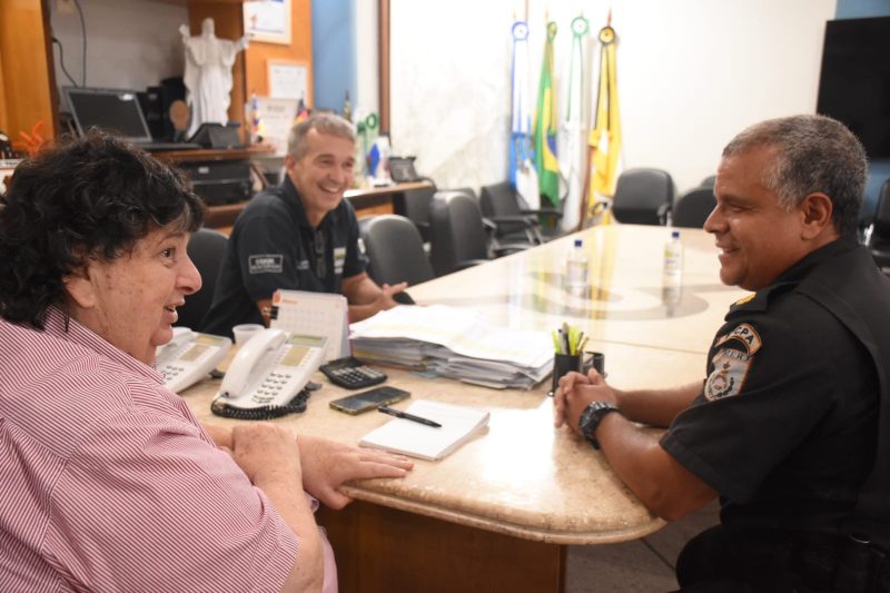 Volta Redonda: prefeito Neto recebe chefe do 5º Comando de Policiamento de Área (CPA)