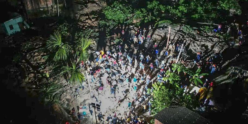 Desbarrancamento deixa oito mortos em Manaus