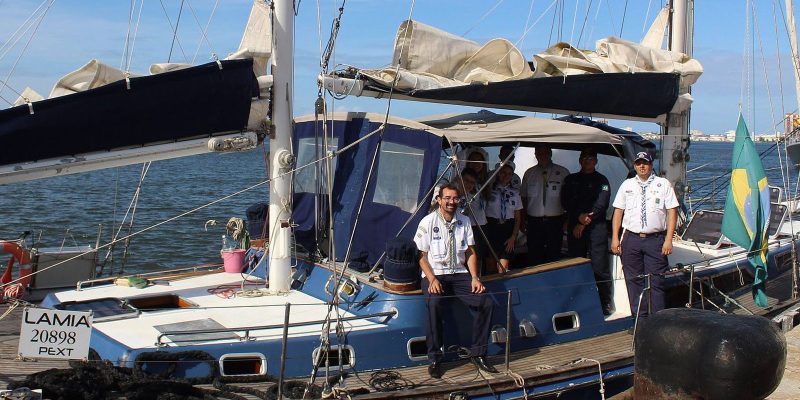 Veleiro Lamia chega ao estado do Rio de Janeiro