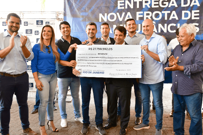 RESENDE RECEBE INVESTIMENTO DE MAIS DE R$27 MILHÕES PARA IMPLANTAÇÃO DO HOSPITAL DO CÂNCER, ALÉM DE AMBULÂNCIAS DO GOVERNO DO ESTADO