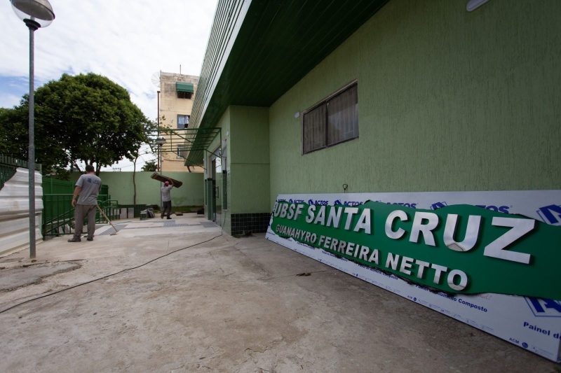 Volta Redonda: obra de reforma e ampliação da UBSF Santa Cruz entra na reta final