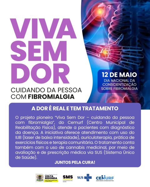 Volta Redonda cria projeto pioneiro para tratar pessoas com fibromialgia