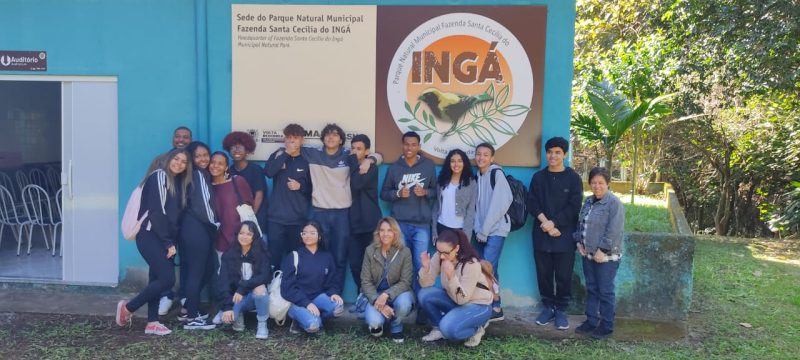Volta Redonda: Parque do Ingá recebe estudantes do Colégio Piauí Brasil-França