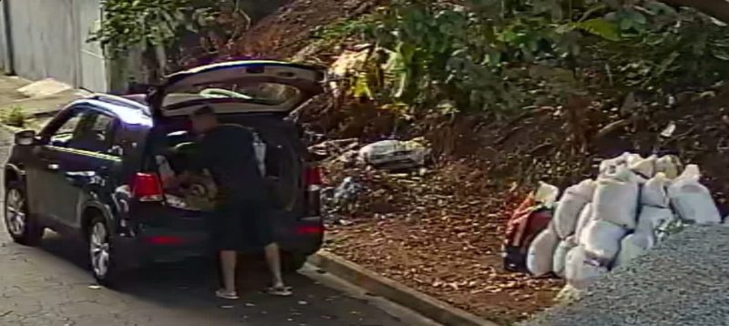 Ordem Pública identifica responsável por descartar entulho em via pública de Volta Redonda