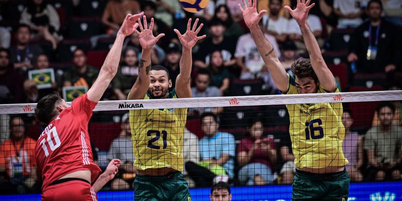 Liga das Nações: Brasil é superado pela Polônia por 3 sets a 1