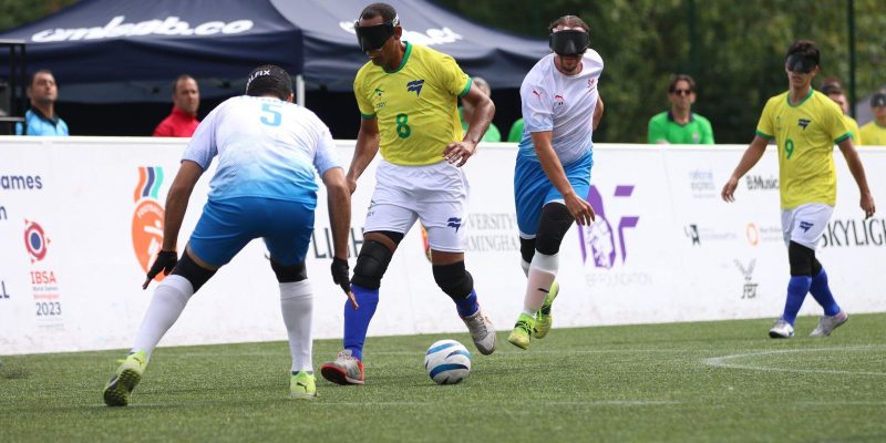 Seleção brasileira de futebol de cegos garante vaga nos Jogos de Paris