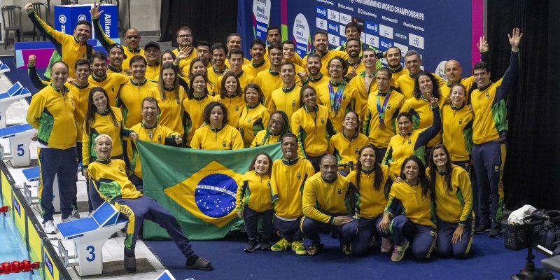 Brasil fecha Mundial de Natação Paralímpica com 46 pódios