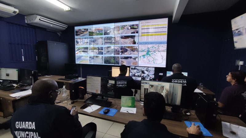 Cidade Monitorada: ‘telão’ do Ciosp é ampliado e duplica a capacidade de visualização das imagens em Volta Redonda