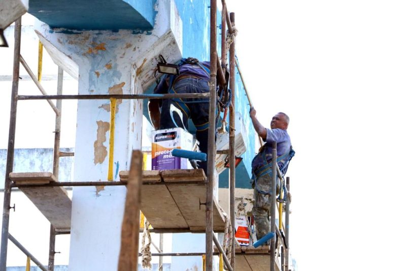 Prefeitura de Barra Mansa inicia pintura da Ponte dos Arcos