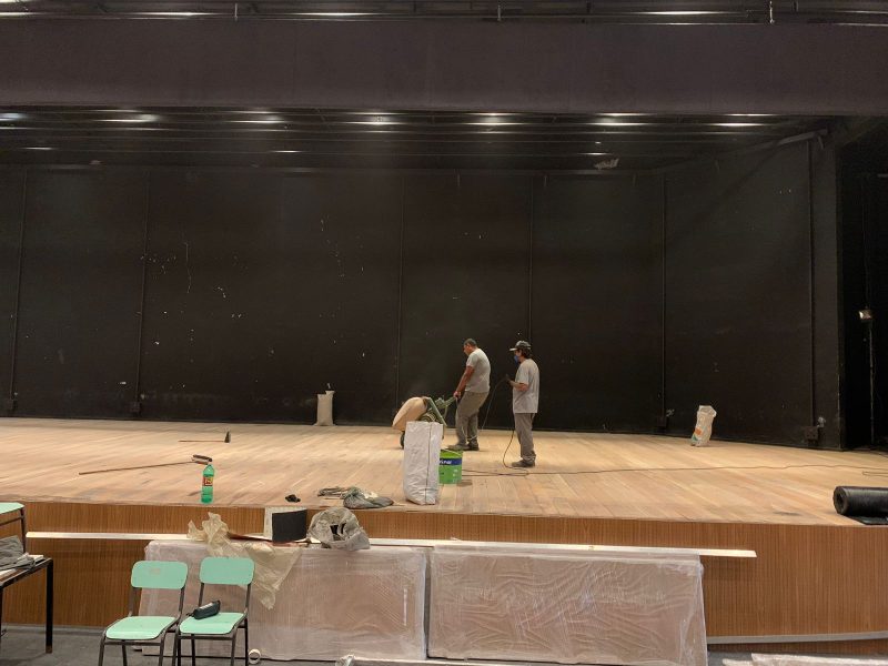 Reforma do Teatro da Fevre avança em Volta Redonda
