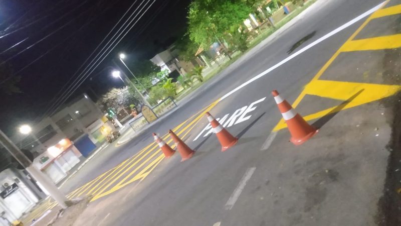 Sinalização de trânsito é refeita em mais quatro bairros de Volta Redonda