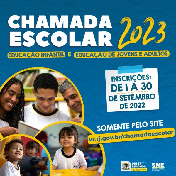Inscrições para Chamada Escolar 2024 de Volta Redonda encerram nesta semana
