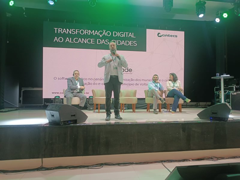 Prefeitura de Volta Redonda apresenta dados do e-Cidade em congresso de inovação