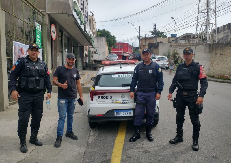‘Segurança Integrada Retiro’ recupera celular furtado e suspeito é preso em Volta Redonda