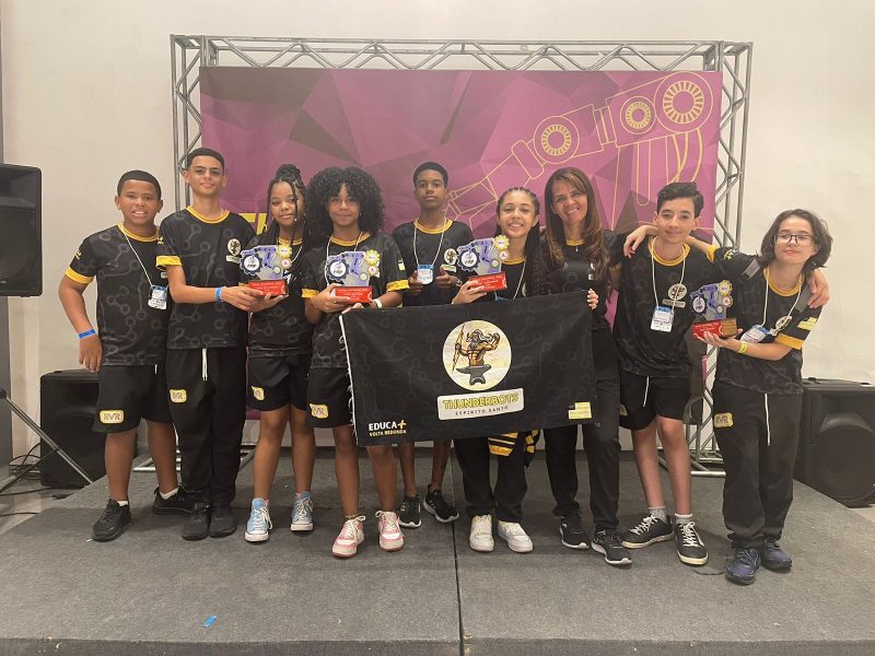 Estudantes da rede municipal de Volta Redonda garantem vaga para mundial de robótica