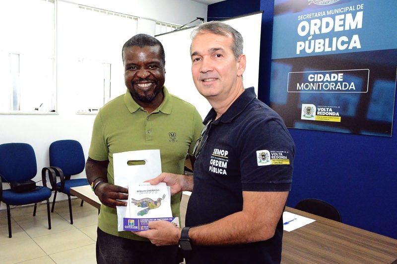 Conselho de Pastores destaca estrutura da segurança em Volta Redonda em visita à Secretaria de Ordem Pública