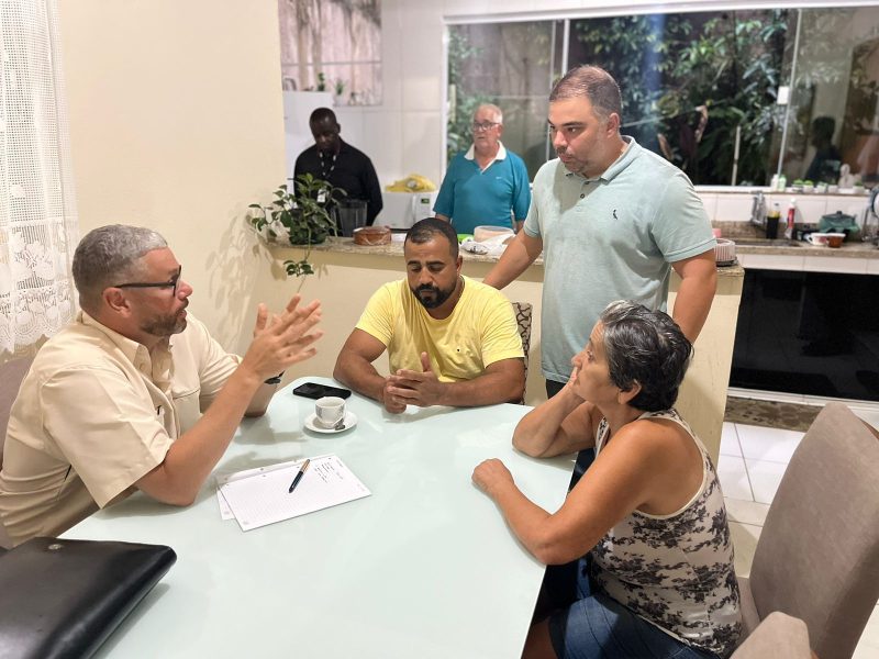 Visita e realizada no bairro Vista Alegre – Barra Mansa