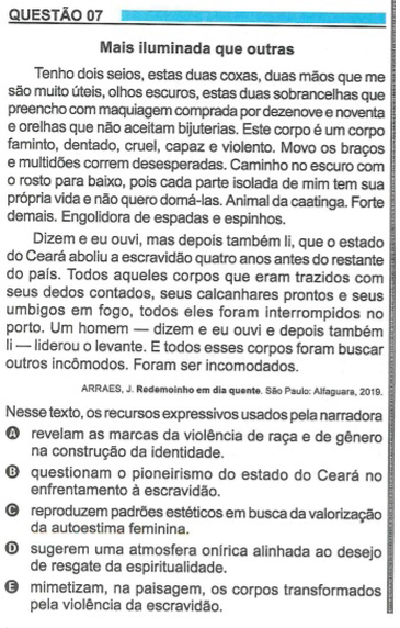 Enem 06/11/2023, Enem: Escritores, lideranças e músicos comentam questões que citam suas obras. Foto: Enem