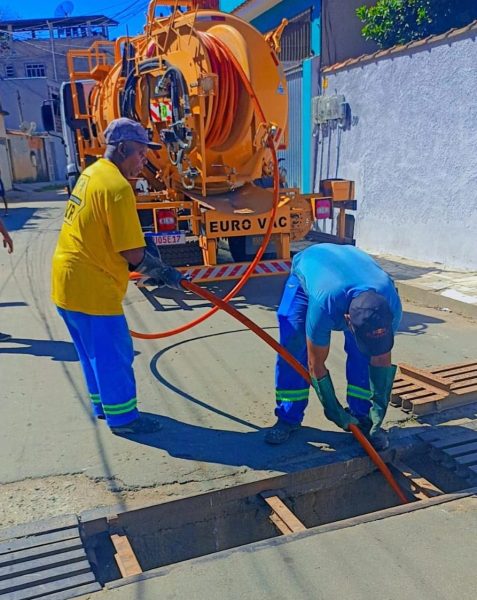 Além de grandes obras, Volta Redonda investe em manutenção básica nas redes de águas pluviais e de esgoto
