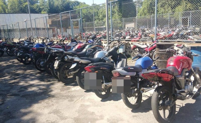 Operações de combate aos “rolezinhos” terminam com 34 motos apreendidas em Volta Redonda