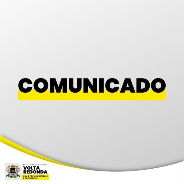 Comunicado – alteração no trânsito da Rua 33
