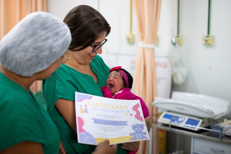 Hospital São João Batista registra nascimento da primeira bebê de 2024 em Volta Redonda