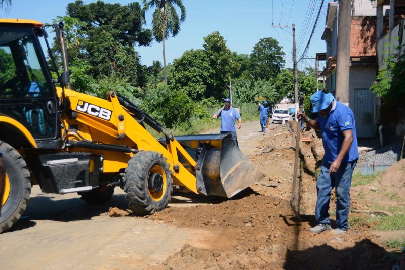 Saae de Barra Mansa inicia construcao de 300 metros de