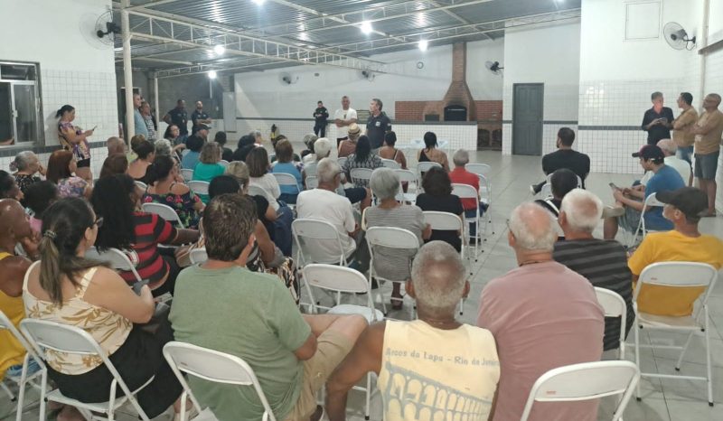 Ordem Pública se reúne com moradores do Aero Clube, em Volta Redonda