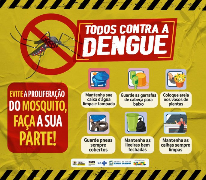 ‘Todos contra a Dengue’: Volta Redonda intensifica campanha de combate ao Aedes aegypti