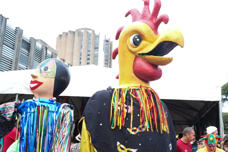 Brasília, (DF) – 10/02/2024 – Carnaval de rua, Galinho de Brasília. Foto Valter Campanato/Agência Brasil.