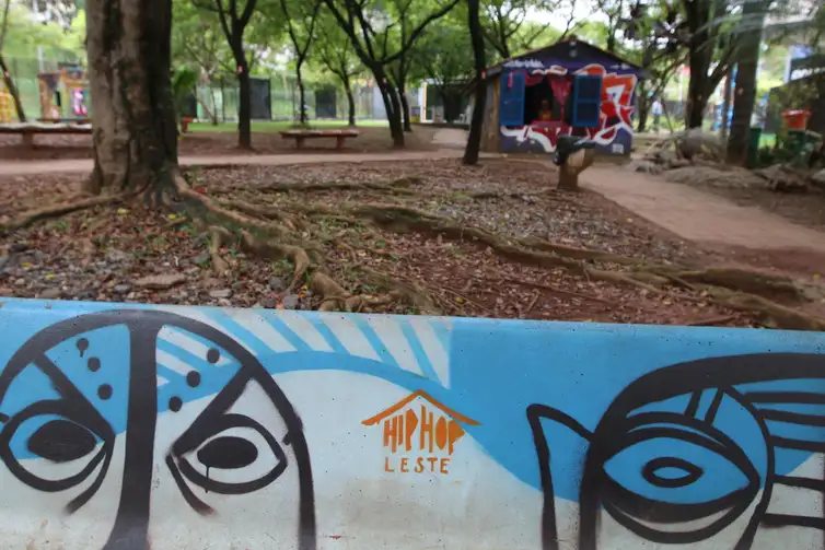 São Paulo (SP), 16/02/2024 - Fachada da Casa Municipal de Cultura Hip Hop Leste - Casa da Fazenda na Cidade Tiradentes. Foto: Rovena Rosa/Agência Brasil