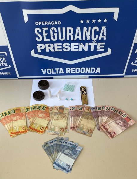 ‘Segurança Presente’ prende suspeito de tráfico com drogas na rodoviária de Volta Redonda